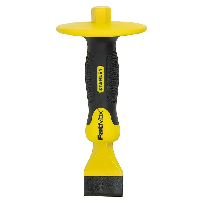 Stanley Cincel de albañil de boca ancha con protector - Largo: 215 mm