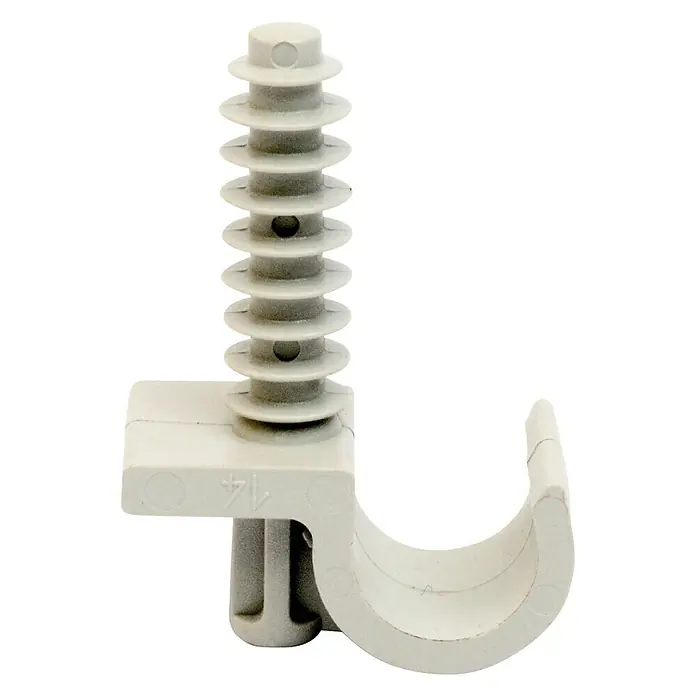 Set de abrazaderas simples 22 mm con taco - 5 uds.