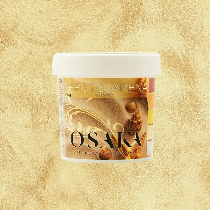 Osaka Pintura para efectos decorativos Arena - Crema, 5 l