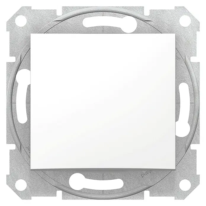 Schneider Electric Sedna Conmutador - Blanco, Empotrado, IP20