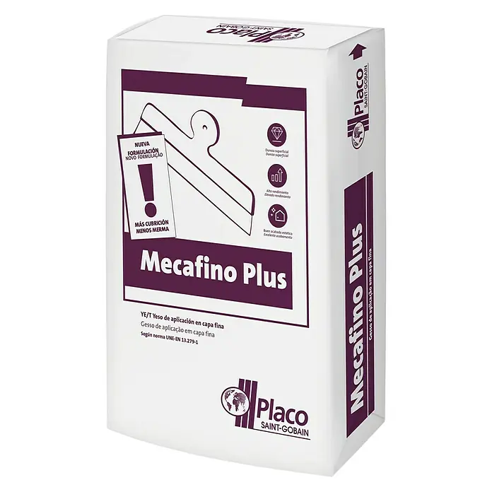 Placo Saint-Gobain Yeso de enlucido fino Macafino Plus - 17 kg