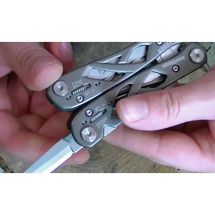 Gerber Alicates multiuso plegable Suspension - 12 funciones, Acero inoxidable