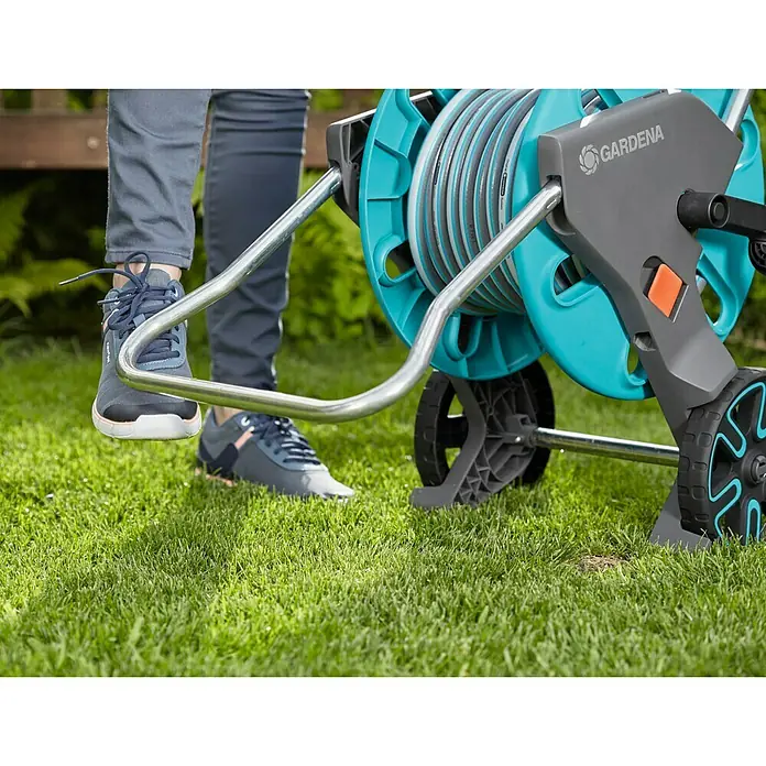 Gardena Schlauchwagen-Set AquaRoll M - Kunststoff/Metall, Schlauchlänge: 20 m