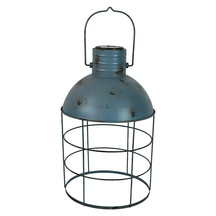 BAUHAUS LED-Solar-Dekoleuchte Gabbia - 2 x 0,06 W, Grau, Ø x H: 25 x 50 cm