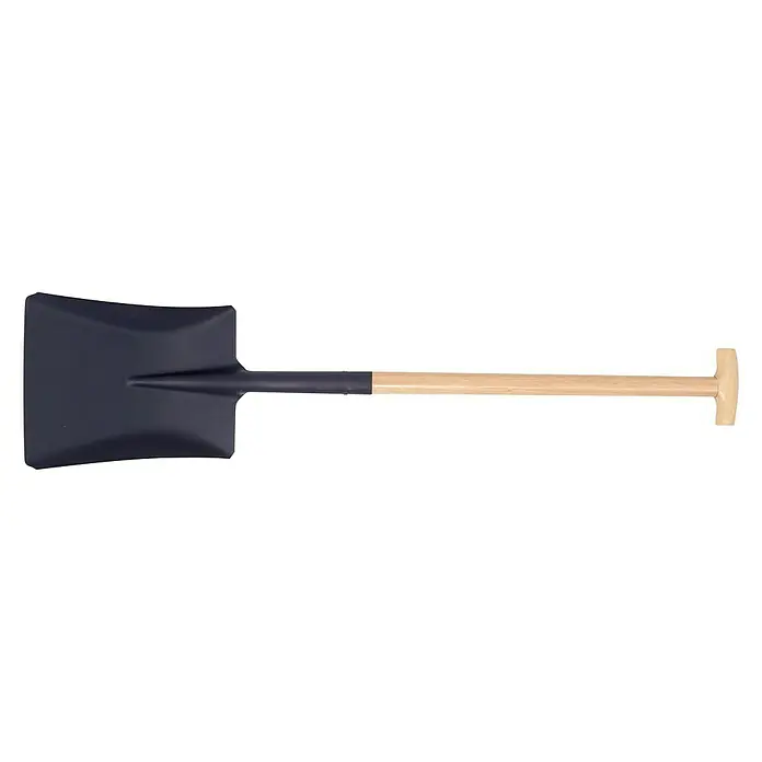 Pala de jardinero - Anchura de trabajo: 26 cm, Forma de la hoja: Recto, Tipo de mango: Mango en T