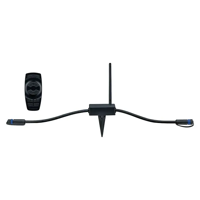 Paulmann Plug & Shine Controller - Max. Leistung: 75 W, Schwarz, IP68 - Vorderansicht