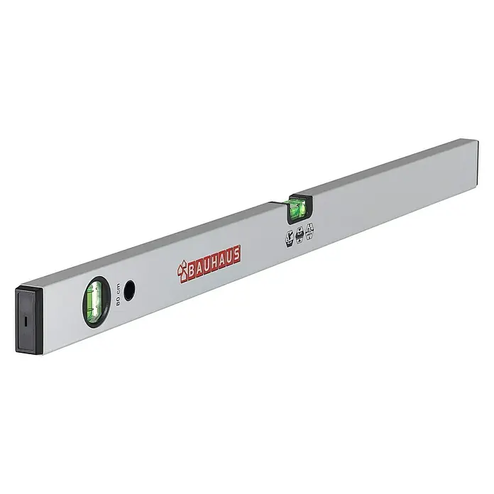 BAUHAUS Wasserwaage - 800 mm, Anzahl Libellen: 2 Stk.