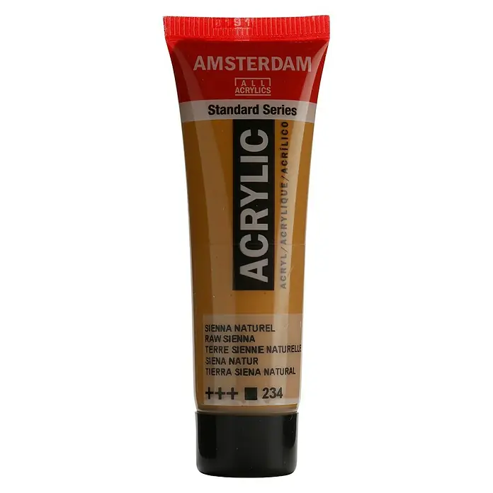 Talens Amsterdam Pintura acrílica Standard - Siena Natural, 20 ml, Tubo