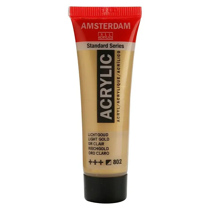 Talens Amsterdam Pintura acrílica Standard - Oro claro, 20 ml, Tubo