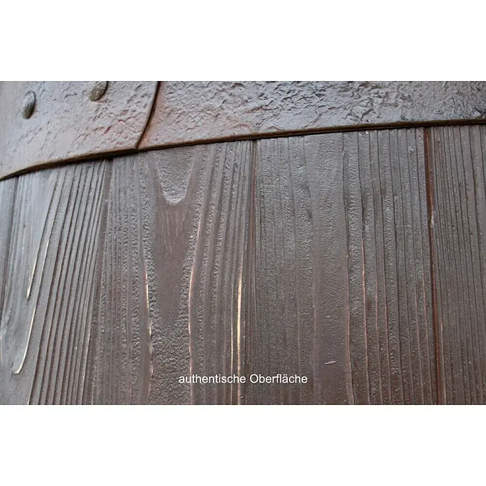 Regentonne Burgund - Dunkelbraun, 500 l - Detailaufnahme