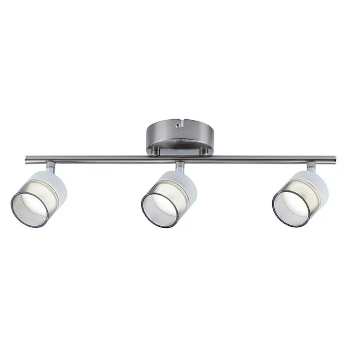 Regleta LED Reese - 15 W, L x An x Al: 48,5 x 8 x 6 cm, Níquel satinado, Blanco neutro