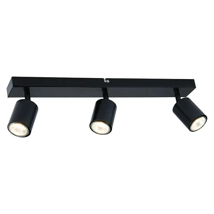 Regleta LED Ecco - 12 W, L x An x Al: 57 x 6 x 13 cm, Negro, Blanco neutro