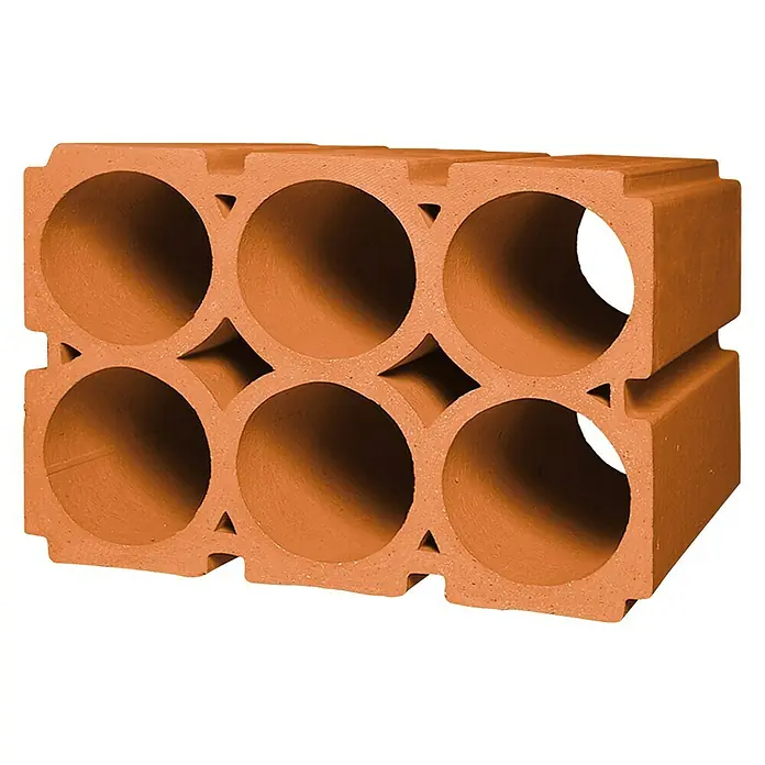 Weinregal - 36,5 x 24 x 24,9 cm, Anzahl Flaschen: 6 Stk., Ton - Linke Seitenansicht