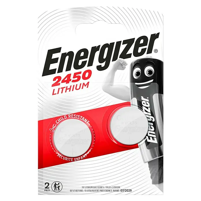 Energizer Knopfzelle 2450 - CR2450, 3 V