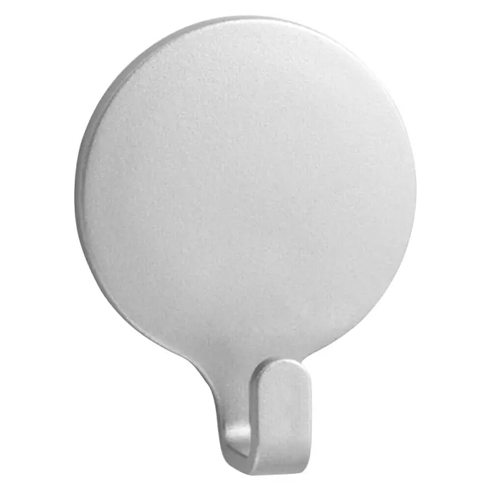 Inofix Colgador adhesivo 2170 - 2 ud., Cromo, Redonda
