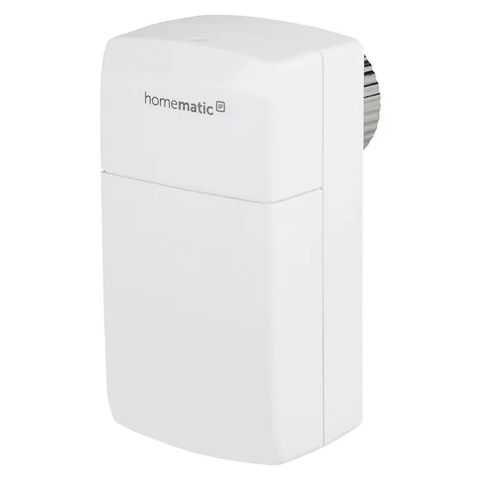 Homematic IP Heizkörper-Thermostat HmIP-eTRV-C - Batteriebetrieben, 4,8 x 5,1 x 9,8 cm - Linke Seitenansicht