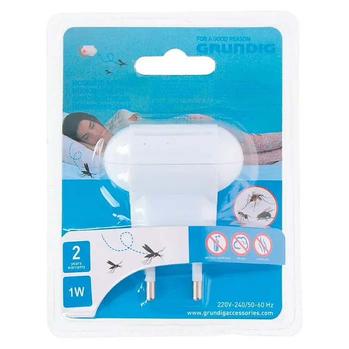 Antimosquitos electrónico UV-LED 1 W - Blanco, 230 V