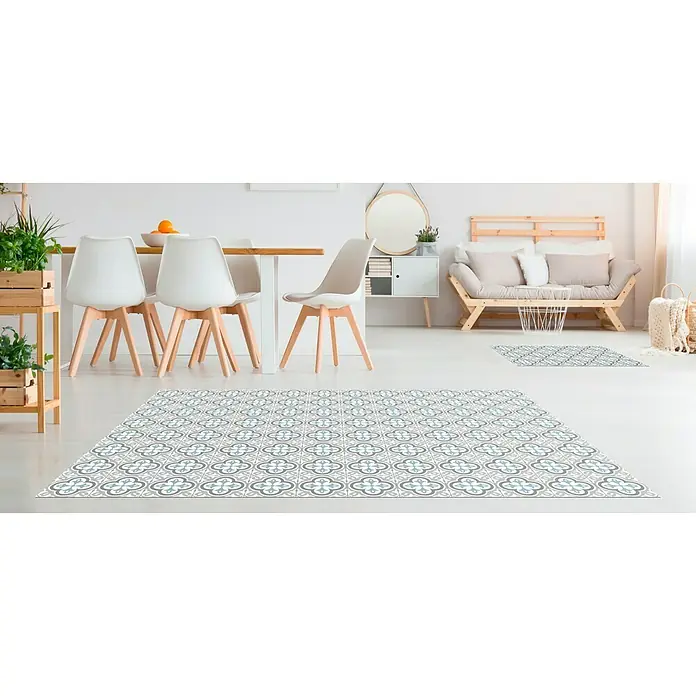 Alfombra de vinilo Croma Hidra topo - 180 x 120 cm