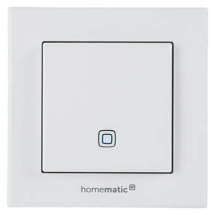 Homematic IP Funk-Temperatursensor HmIP-STH - Weiß, 20 x 86 x 86 mm, Batteriebetrieben - Vorderansicht
