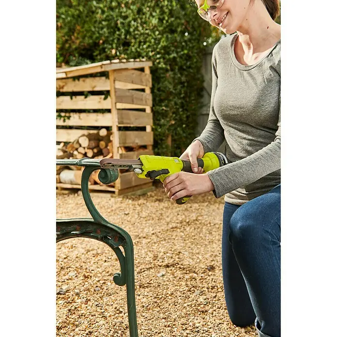 Ryobi ONE+ Lijadora de banda de batería R18PF-0 - 18 V, Sin batería, Velocidad de cinta: 0 m/min - 630 m/min
