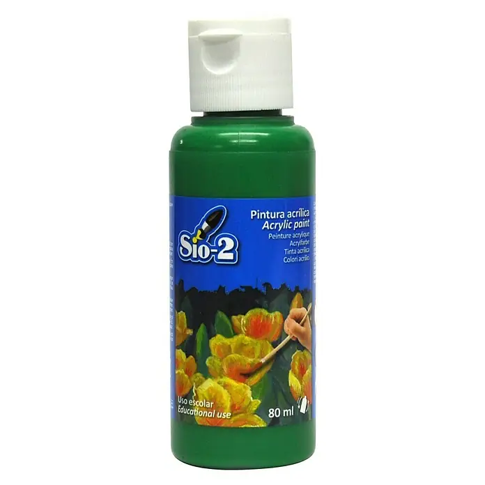 Pintura acrílica - Verde, 80 ml