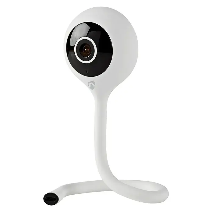 Nedis Smartlife IP-Innenkamera mit Klimasensor - Weiß, Netzbetrieben, 1.280 x 720 Pixel - Vorderansicht