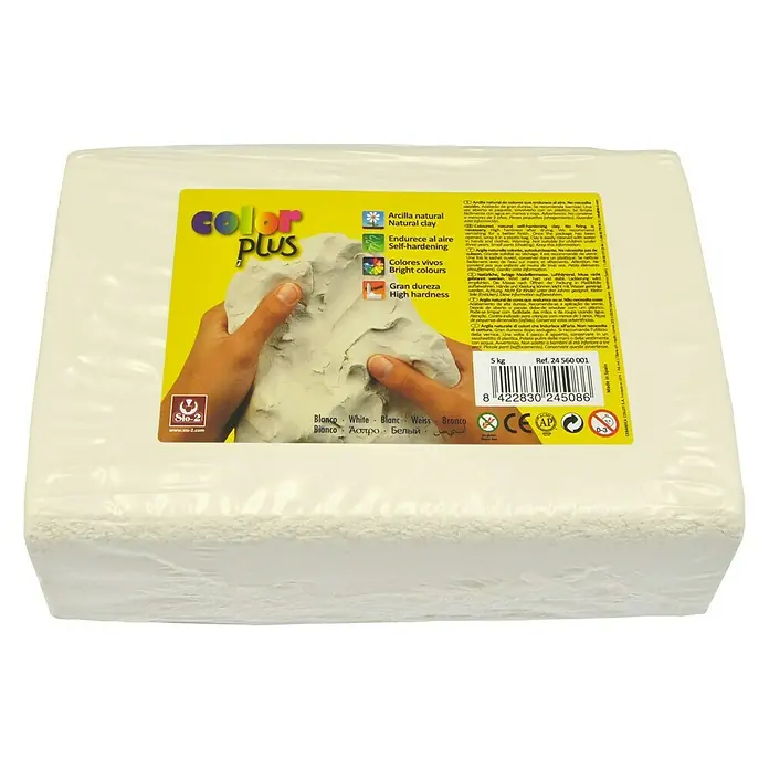 Masa de moldeo rápido Colorplus - 5 kg, Blanco