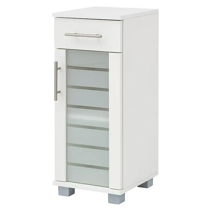 Schildmeyer Niko Unterschrank - 30 x 32,5 x 75 cm, Perlweiß - Rechte Seitenansicht