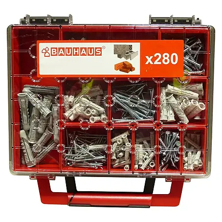 BAUHAUS  Assortiment schroeven met pluggen