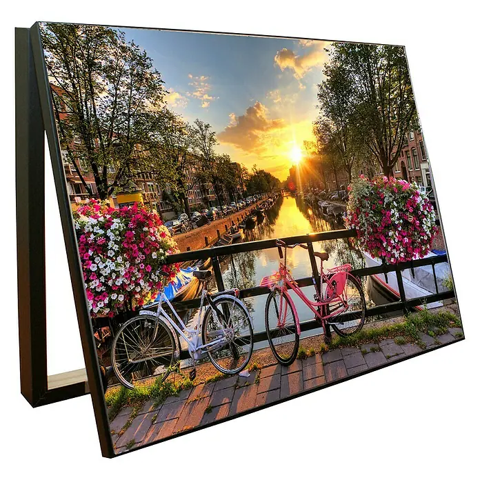 Armario de contadores Decorativo - Bici y paisaje, 51 x 40 cm