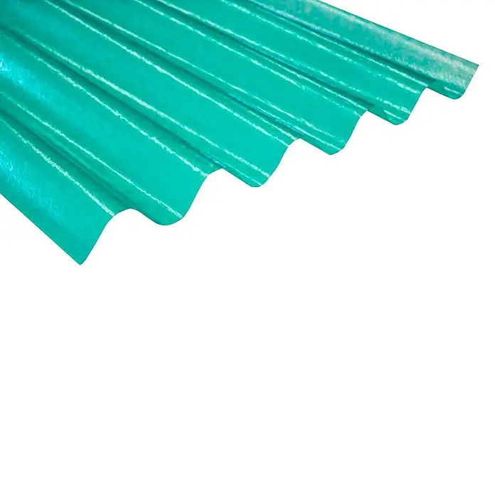 Placa ondulada de poliéster Granonda - 250 cm x 110 cm x 0,8 mm, Verde