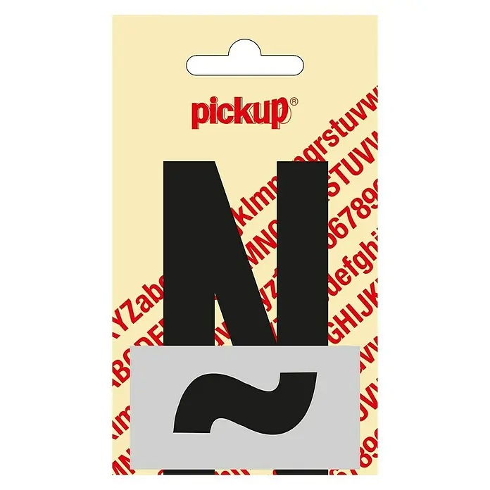 Pickup Etiqueta adhesiva - Motivo: Ñ, Negro, Altura: 9 cm