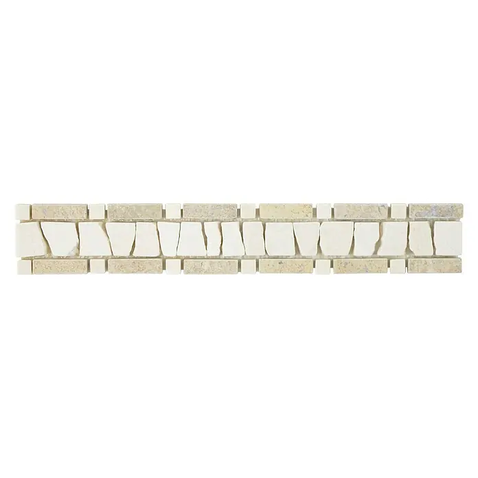 Fliesenbordüre Ladder BO LA BC07 - 30 x 5 cm, Beige/Braun, Matt - Ansicht von oben