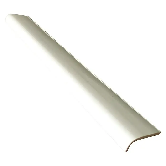 Rufete Perfil angular de remate Blanco - 2,6 m x 20 mm x 8 mm, PVC, Blanco