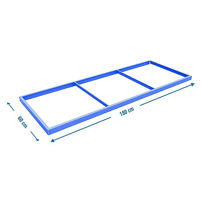 Simonrack Simonforte Estante adicional - L x An: 180 x 60 cm, Azul
