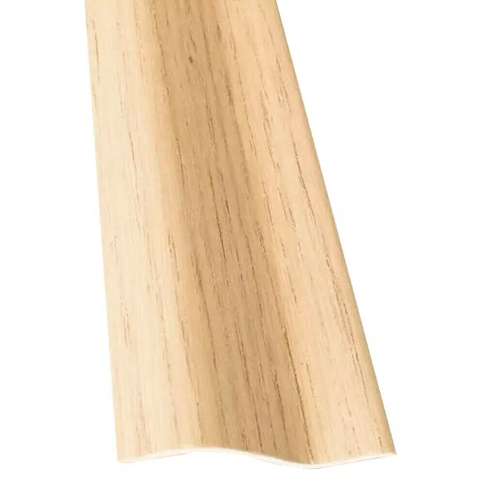 Rufete Perfil de desnivel Roble claro - 1 m x 37 mm x 11 mm, PVC, Decorativa