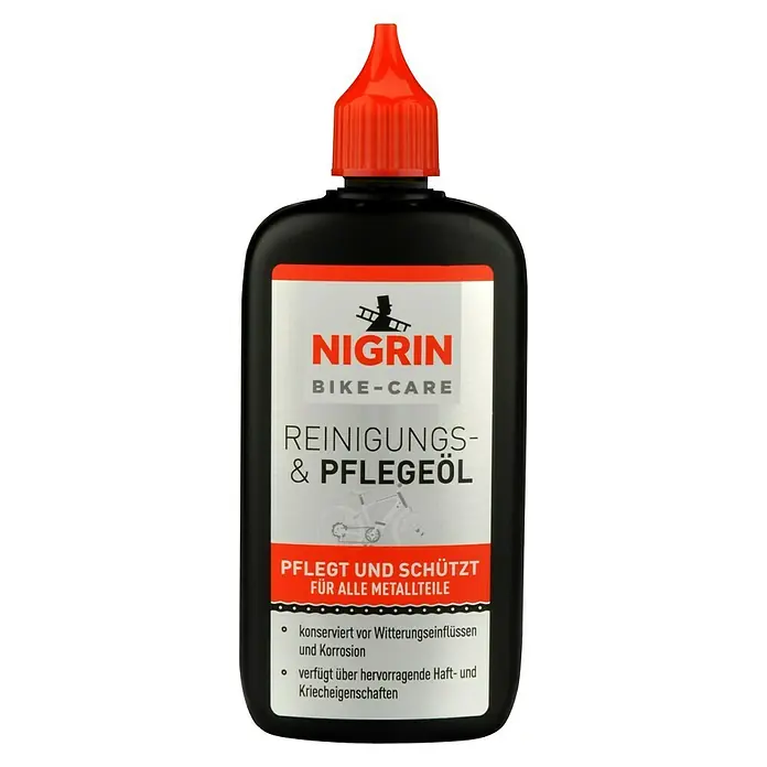 Nigrin Reinigungs- & Pflegeöl - Inhalt: 100 ml - Vorderansicht