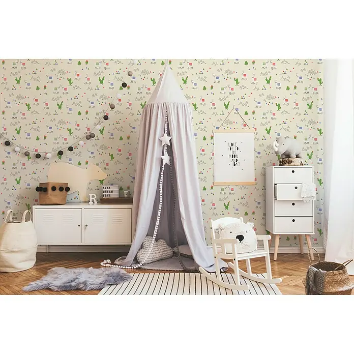 AS Creation Boys And Girls 6 Vliestapete Mexico - Gelb, Motiv, 10,05 x 0,53 m - Stimmungsaufnahme