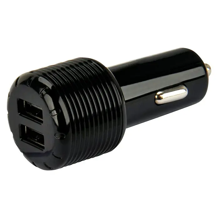 Cartrend USB-Kfz-Ladegerät Schnellladestecker - Farbe: Schwarz, Leistung: 18 W - Rückansicht