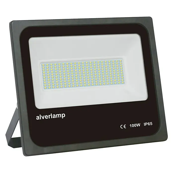Alverlamp Proyector LED LMN - 100 W, Color de luz: Blanco neutro, IP65, Negro