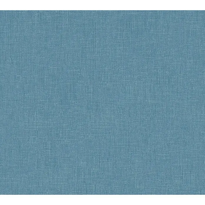 AS Creation Metropolitan Stories Vliestapete Textil-Optik - Petrol, Uni, 10,05 x 0,53 m - Detailaufnahme
