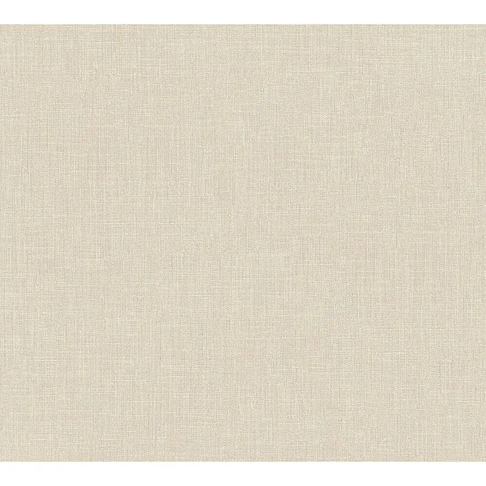 AS Creation Metropolitan Stories Vliestapete Textil-Optik - Beige, Uni, 10,05 x 0,53 m - Detailaufnahme