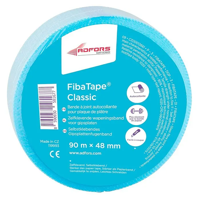 Placafix Cinta autoadhesiva de fibra de vidrio - 153 m x 48 mm