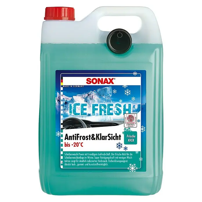 Sonax Scheibenfrostschutz-Mittel AntiFrost & KlarSicht - Ice Fresh, 5 l, -20 °C