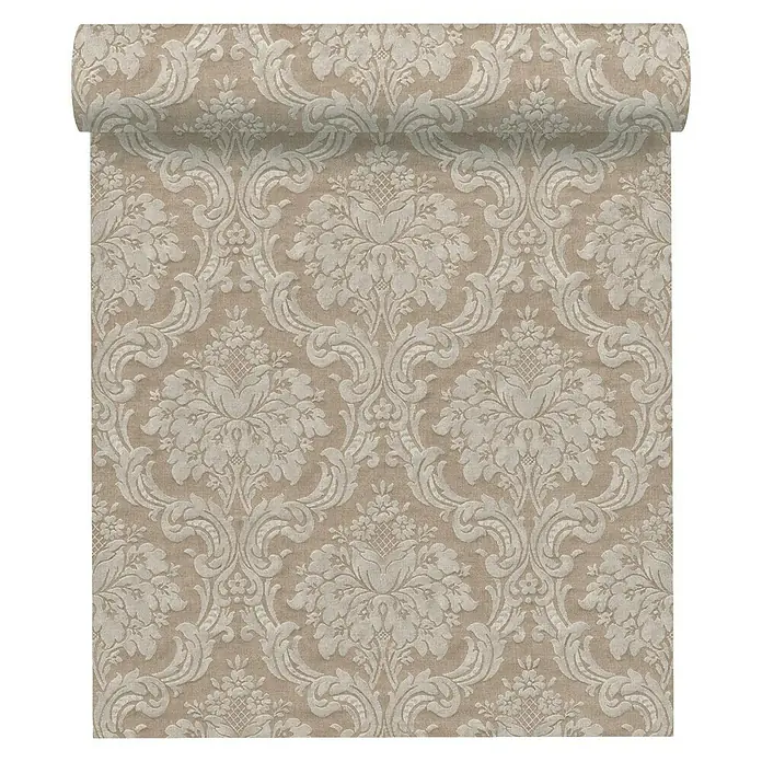 AS Creation Paradise Garden Vliestapete Barockornament - Braun/Grau, Ornament, 10,05 x 0,53 m - Vorderansicht