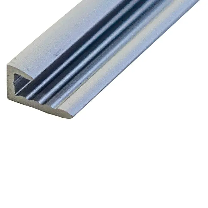 SanDesign Abschlussprofil - Länge: 250 cm, Stärke: 3 mm, Aluminium - Linke Seitenansicht