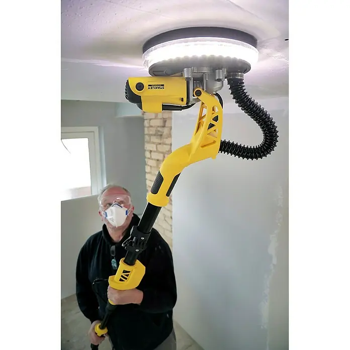 Stanley FatMax Lijadora de pared y techo SFMEE500S-QS - 750 W, Diámetro disco de lija: 225 mm