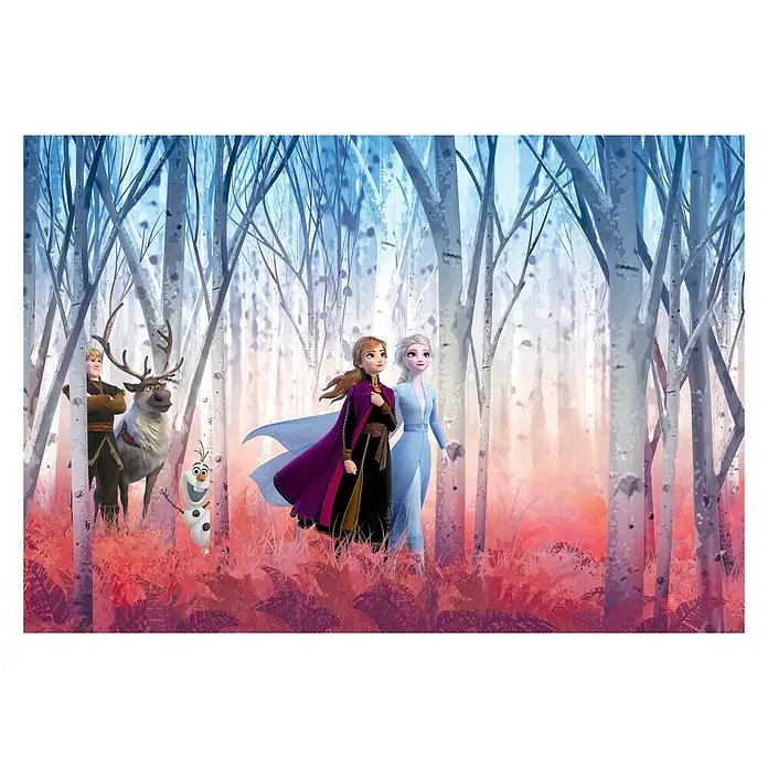 Komar Disney Edition 4 Fototapete Frozen Friends Forever - 8 -tlg., B x H: 368 x 254 cm, Papier - Vorderansicht