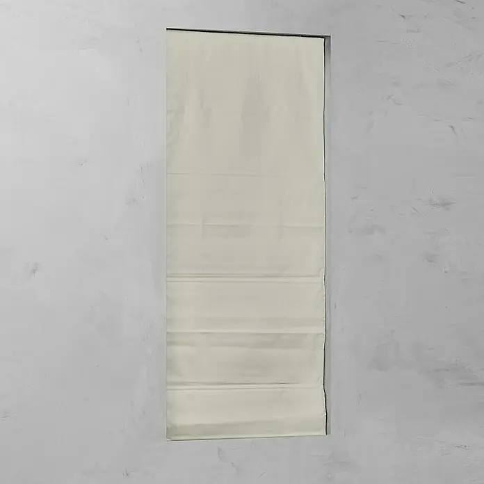 Raffrollo - B x H: 100 x 180 cm, Leinen - Vorderansicht