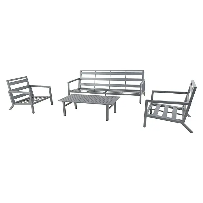 Sunfun Maja Set lounge namještaja - 4-dij., Aluminij, Antracit